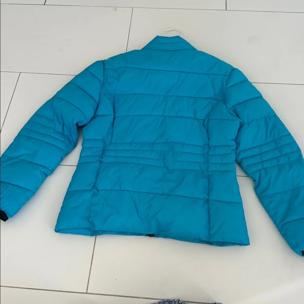 Justice teal puffer